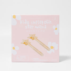 Kids Inflatable Star Wand Princess Swan Gold