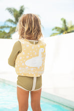Load image into Gallery viewer, Kids Swim Vest 2-3 Princess Swan Buttercup
