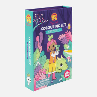 Tiger Tribe Colouring Set – Mystical Forest – full kit with markers and stickers – the outdoor kid.