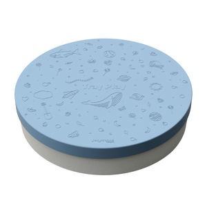 Sensory Tray Play - Soft Blue