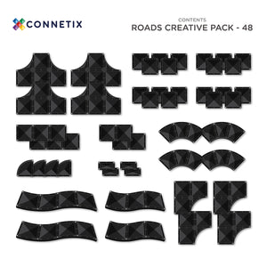 NEW! Connetix 48 Piece Creative Roads Pack