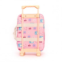 Load image into Gallery viewer, JoJo Factory Song children's suitcase for holidays, sleepovers and family adventures.
