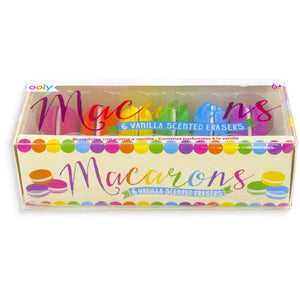 Macarons Vanilla Scented Erasers