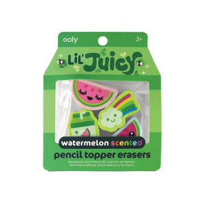 Ooly - Lil Juicy Scented Pencil Topper Erasers - Watermelon
