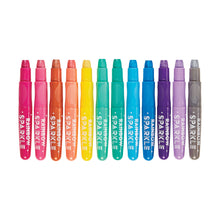 Load image into Gallery viewer, Rainbow Sparkle Watercolour Gel Crayons
