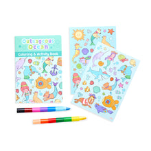Load image into Gallery viewer, Mini Traveler Colouring &amp; Activity Kit - Outrageous Ocean
