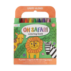 Carry Along Colouring Book Set | On Safari