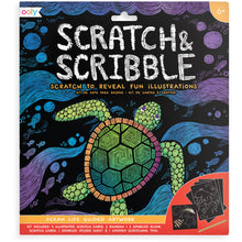 Load image into Gallery viewer, Ocean Life Scratch &amp; Scribble
