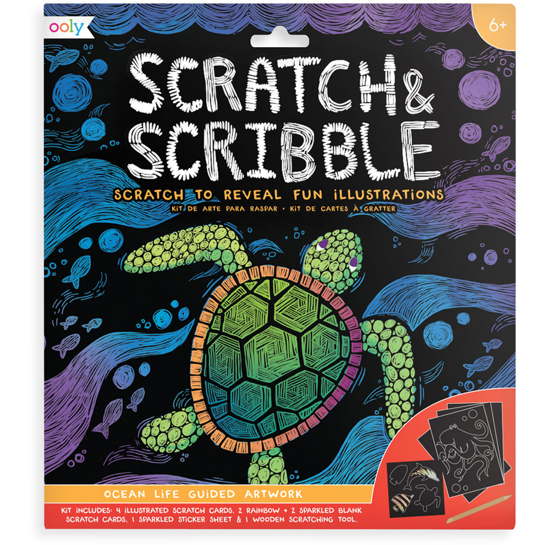 Ocean Life Scratch & Scribble