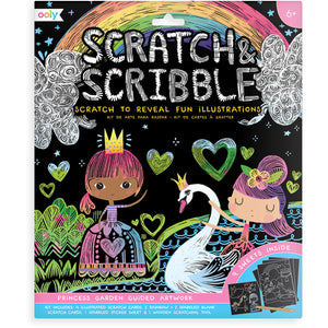 Princess Garden Scratch & Scribble