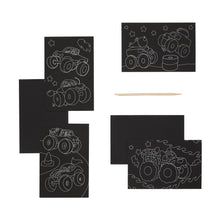 Load image into Gallery viewer, Monster Truck - Scratch and Scribble Mini Kit
