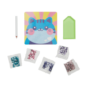 Ooly Razzle Dazzle Mini Gem Art Kit - Cutesy Cat