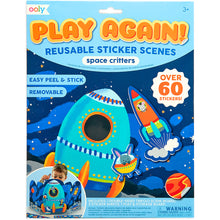 Load image into Gallery viewer, Play Again Reusable Sticker Scene | Space
