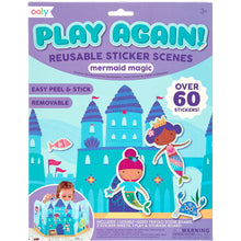 Load image into Gallery viewer, Play Again Reusable Sticker Scene | Mermaid Magic
