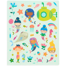 Load image into Gallery viewer, Play Again Reusable Sticker Scene | Mermaid Magic
