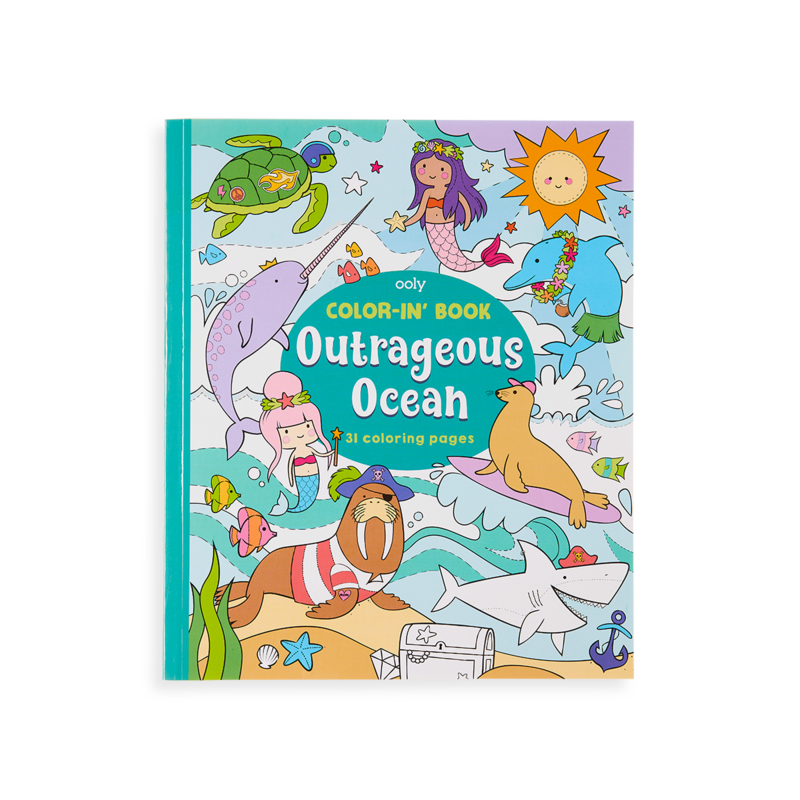 Outrageous Ocean Colouring Book