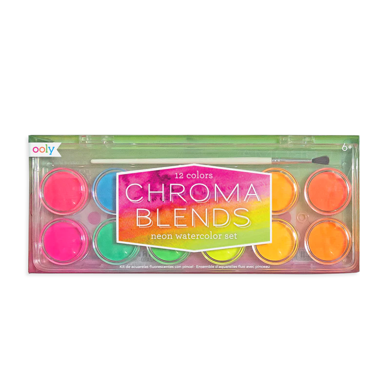 Chroma Blends Watercolour Paint Set - Neon