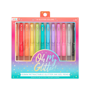 Oh My Glitter! Set of 12 Gel Pens