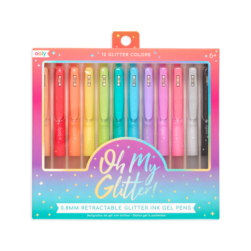 Oh My Glitter! Set of 12 Gel Pens