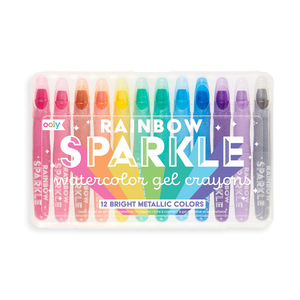 Rainbow Sparkle Watercolour Gel Crayons