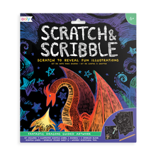 Load image into Gallery viewer, Fantastic Dragons Scratch &amp; Scribble
