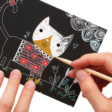 Load image into Gallery viewer, Cutie Cat - Scratch and Scribble Mini Kit
