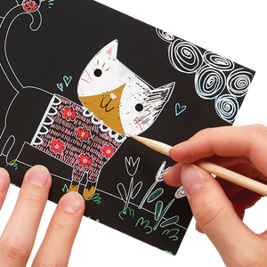 Cutie Cat - Scratch and Scribble Mini Kit