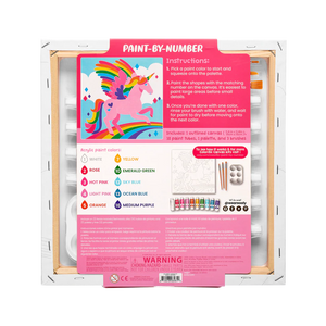 Paint by Number Kit - Magical Unicorn
