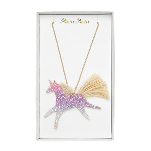 Meri Meri Unicorn Glitter Necklace