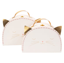 Load image into Gallery viewer, Meri Meri Set of 2 Cat Suitcases
