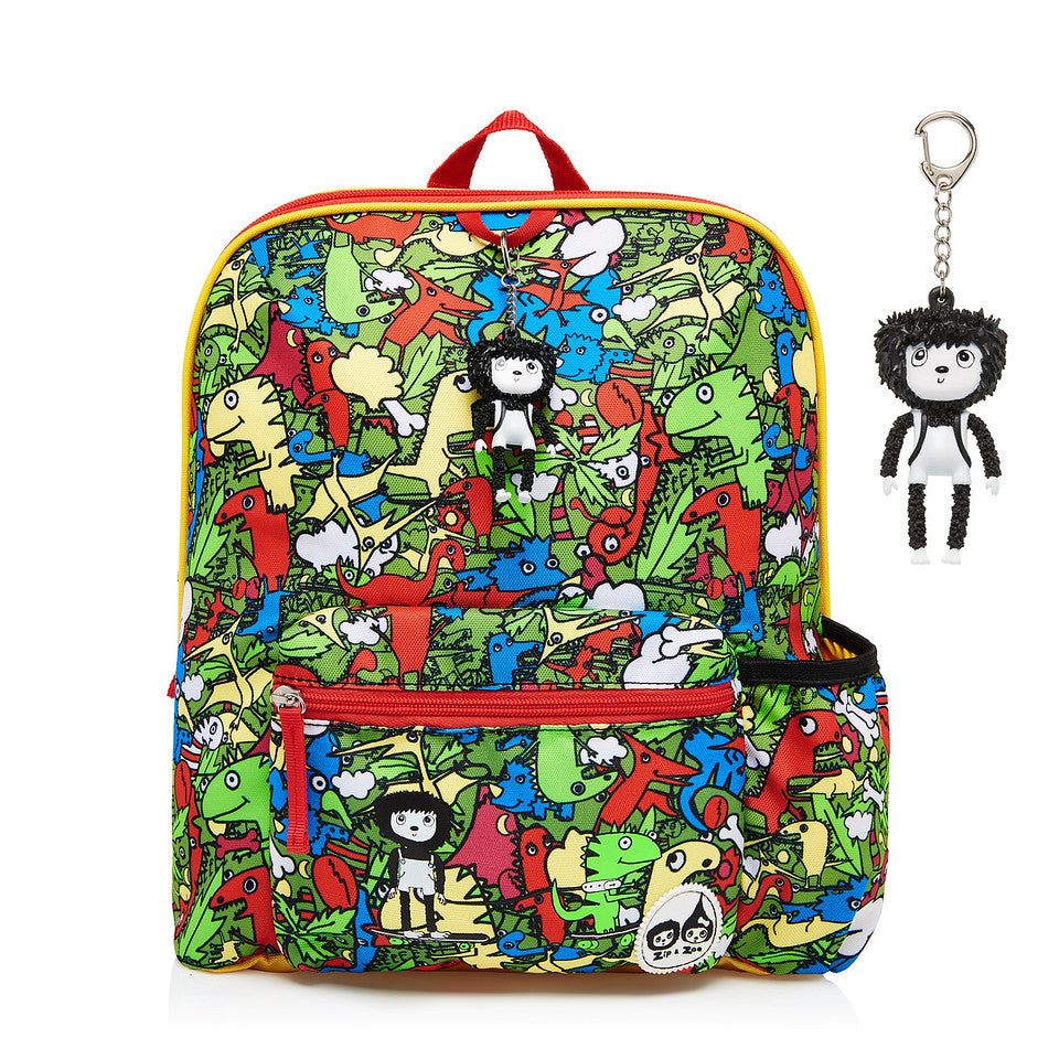 babymel zip & zoe kids junior backpack & Safety Harness / Reins - Floral Pink Send your little one off to school in practical style with the Navy Color Block Zip Babymel Zip and Zoe Midi