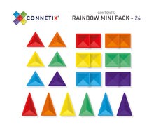 Load image into Gallery viewer, Connetix 24 Piece Rainbow Mini Pack
