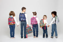 Load image into Gallery viewer, Kid&#39;s Backpack Age 3+ Robots Blue
