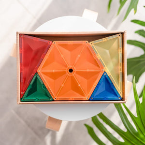 Connetix 30 Piece Rainbow Geometry Pack