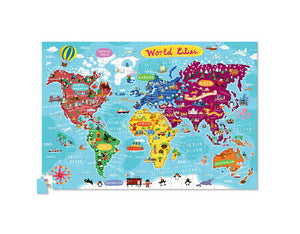 World Cities 200 piece Poster & Puzzle
