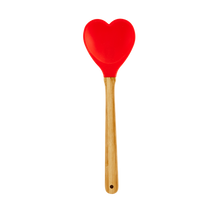 Load image into Gallery viewer, Heart Shape Silicone Spoon | Red
