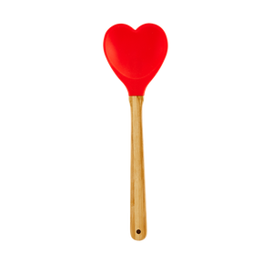 Heart Shape Silicone Spoon | Red
