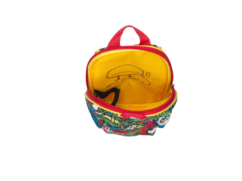 babymel zip & zoe mini backpack with safety harness reins Zip & Zoe Dino Mini Backpack