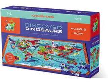 Load image into Gallery viewer, Discover Dinosaurs 100 piece Floor Puzzle
