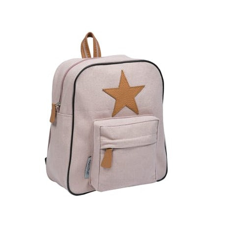 Mini Backpack | Powder Pink + Gold