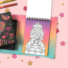 Load image into Gallery viewer, Night Garden Glitter Colouring Set
