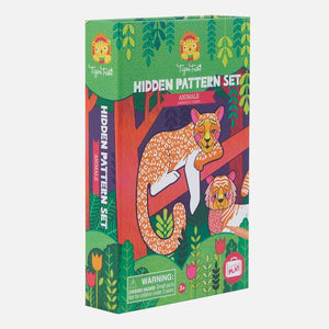 Animals Hidden Pattern Colouring Set