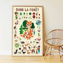 Load image into Gallery viewer, My Giant Poster &amp; Sticker Set | Forest
