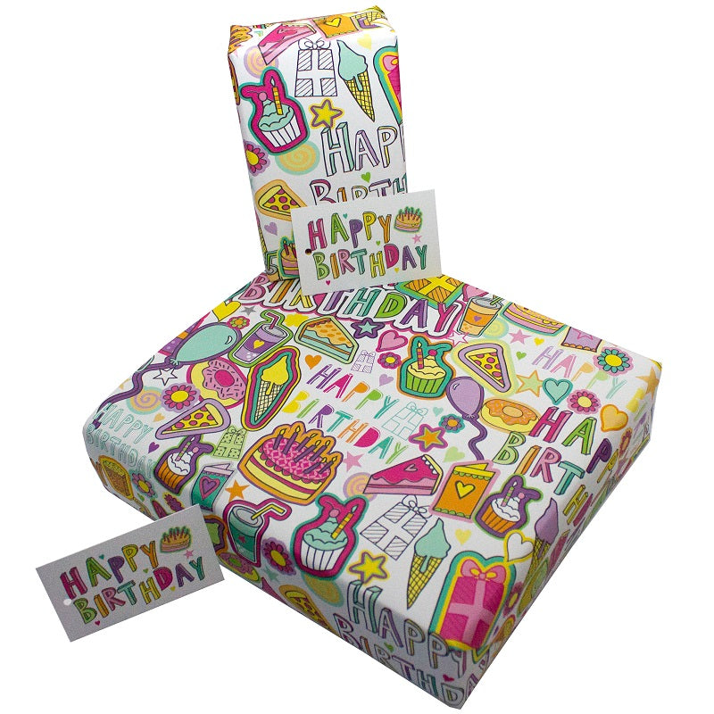 Gift Wrap + Tag | Delicious Birthday