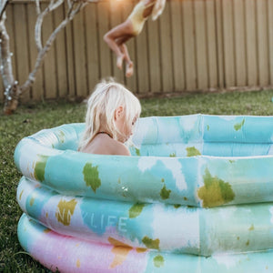 Tie Dye Inflatable Backyard Pool