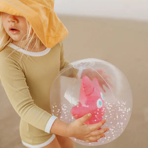 3D Inflatable Beach Ball Ocean Treasure Rose