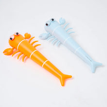 Load image into Gallery viewer, Kids Inflatable Noodle Sonny the Sea Creature Neon Orange

