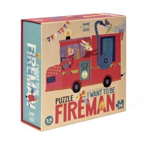 I Want To Be .. Firefighter - 36 Piece Puzzle