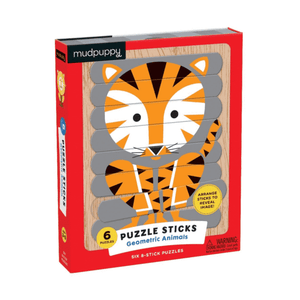 Geometric Animals Puzzle Sticks