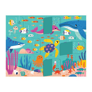 Ocean Party Lift-the-Flap 12 Piece Puzzle